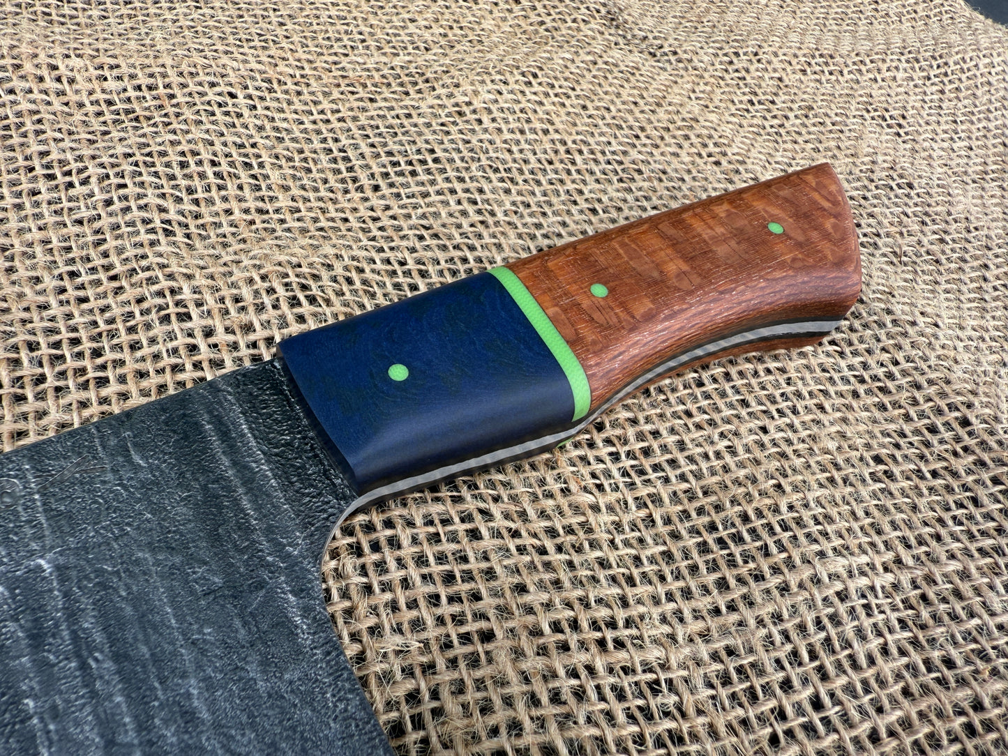 Serbian Cleaver in Leopardwood