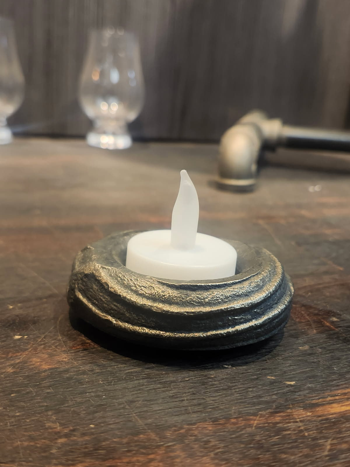 Forged Candle Holder 