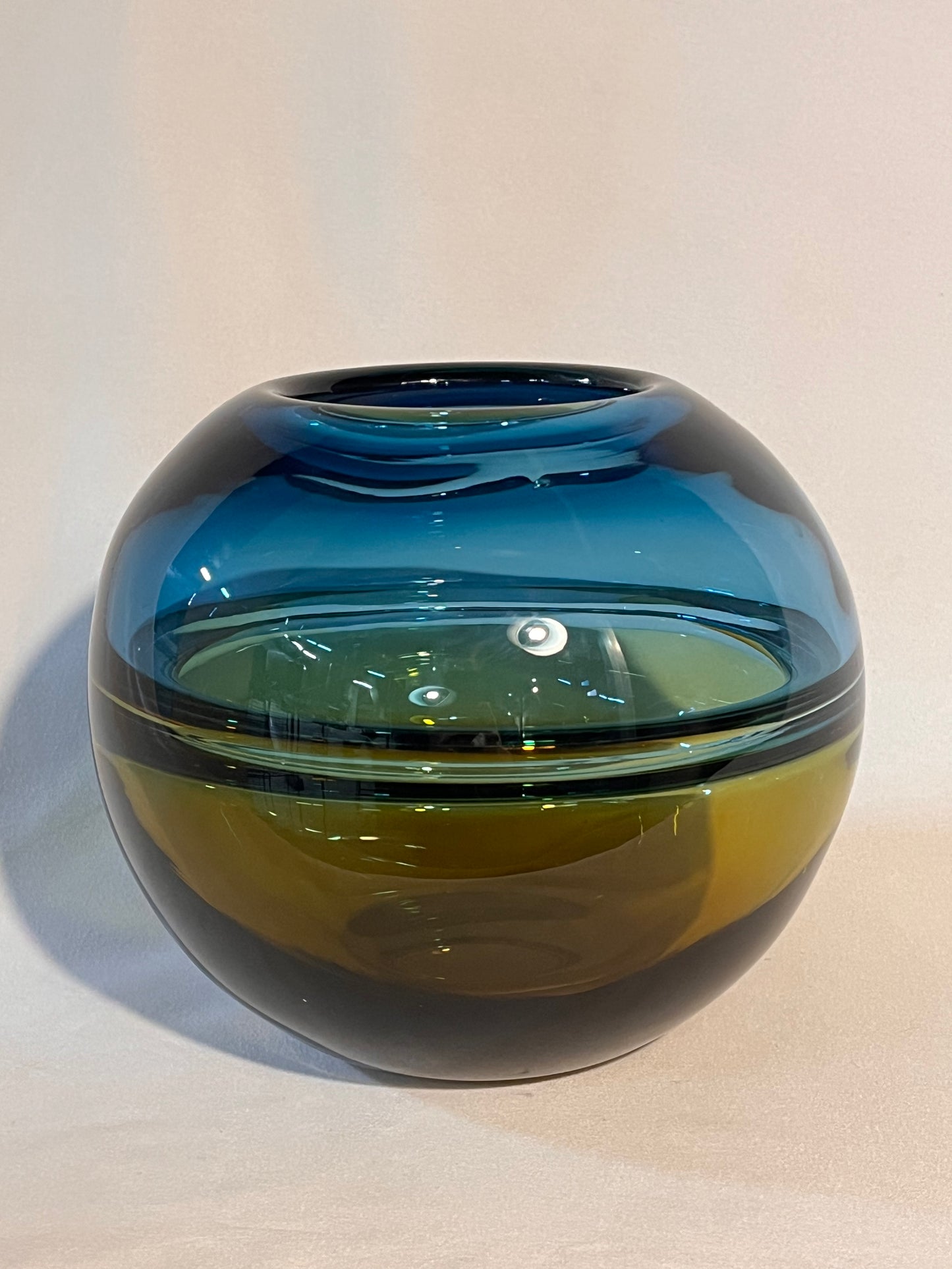 Blue & Amber Encomo Bowl