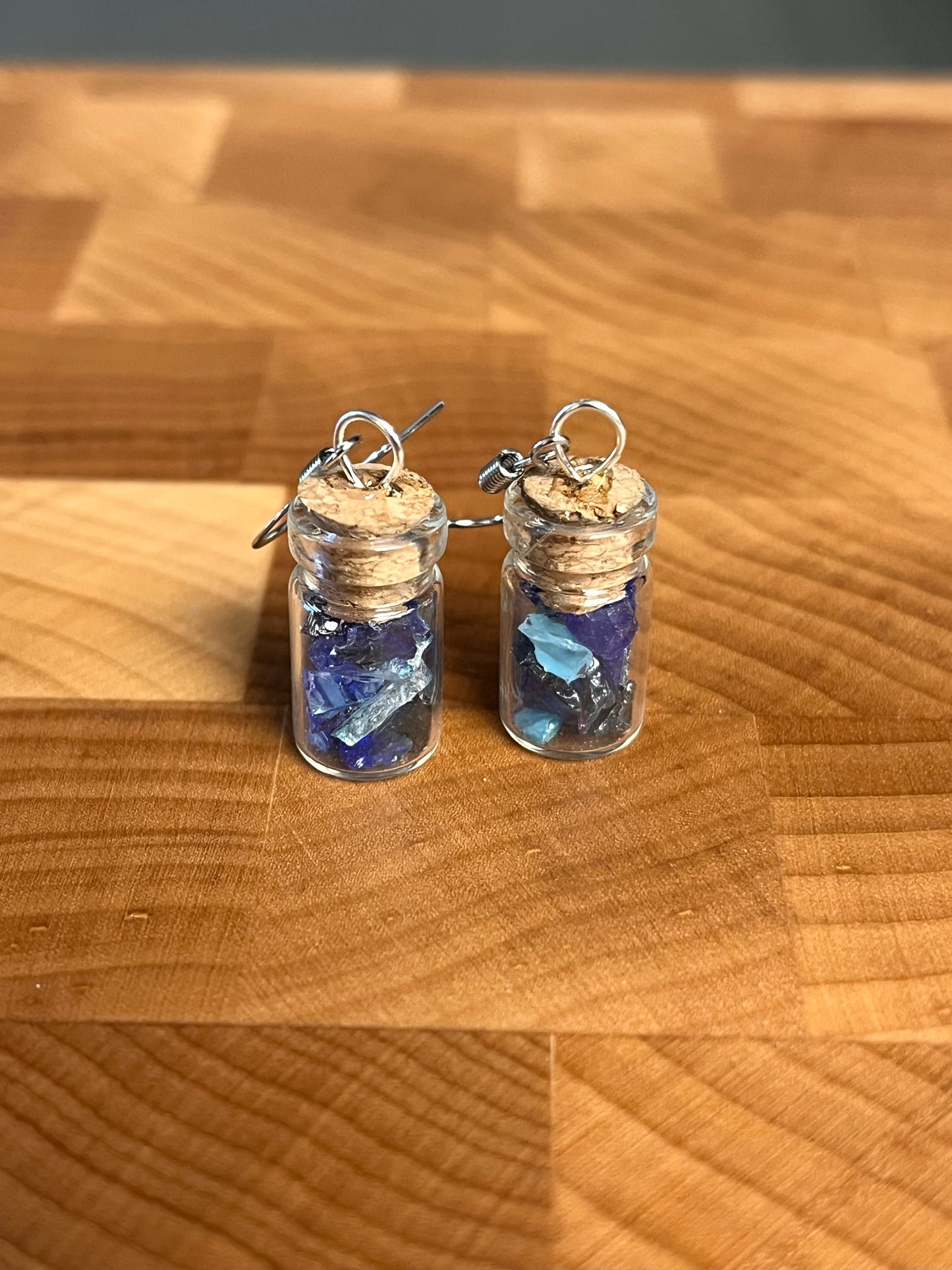 Glass Jar Earrings