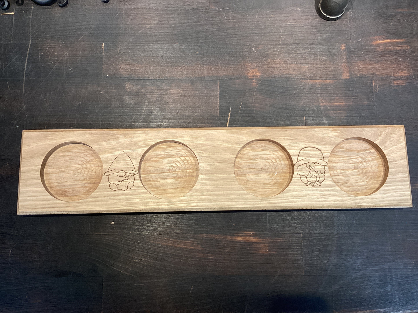 Wood Flights with Glasses