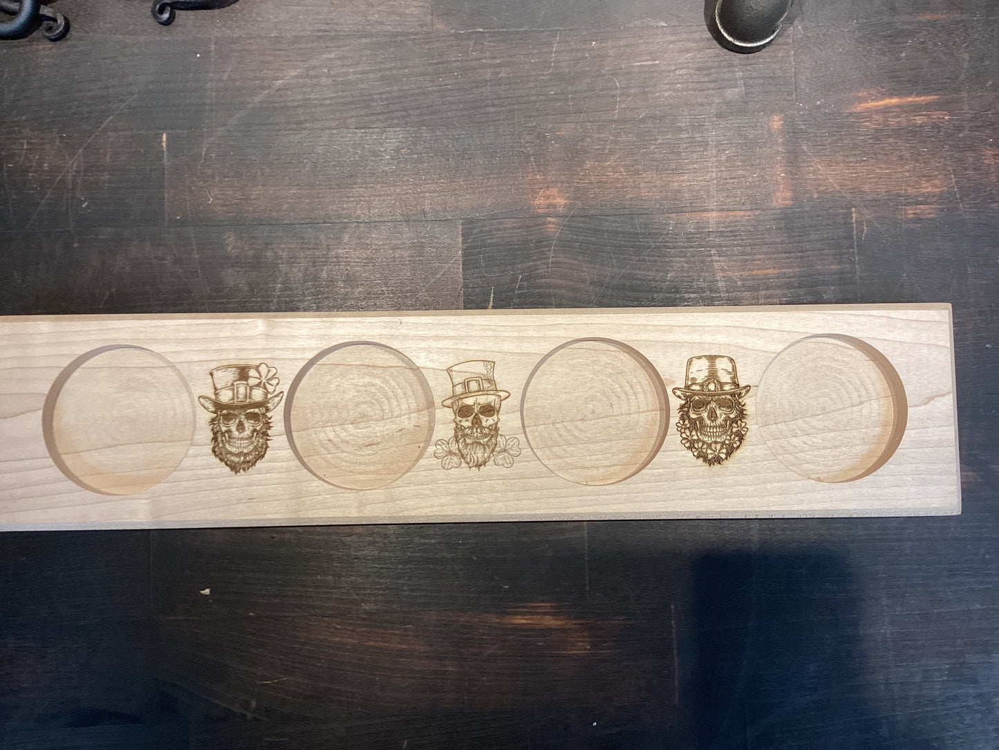 Wood Flights with Glasses