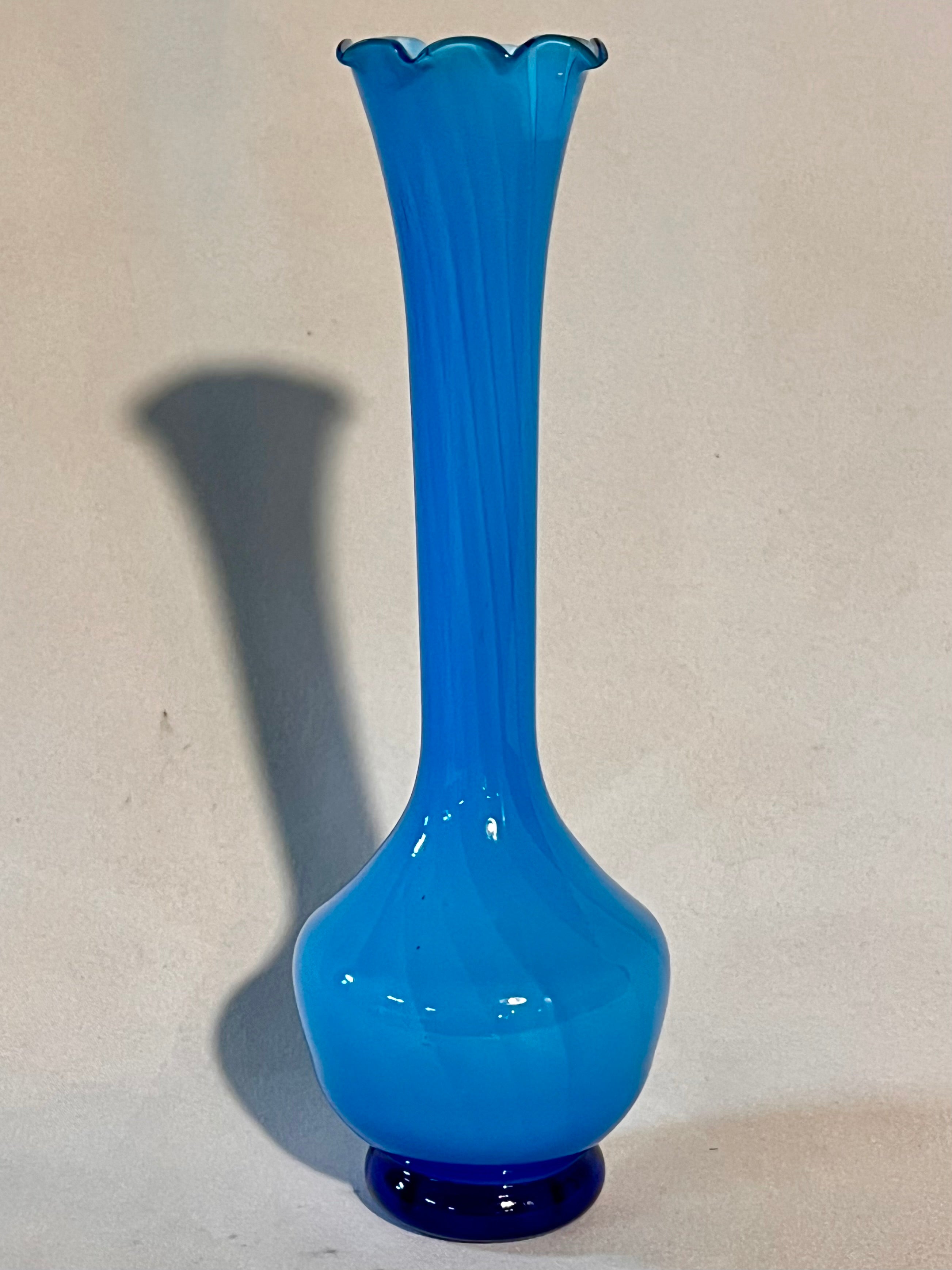 Blue Centerpiece Vase – Edge of Normal Workshop