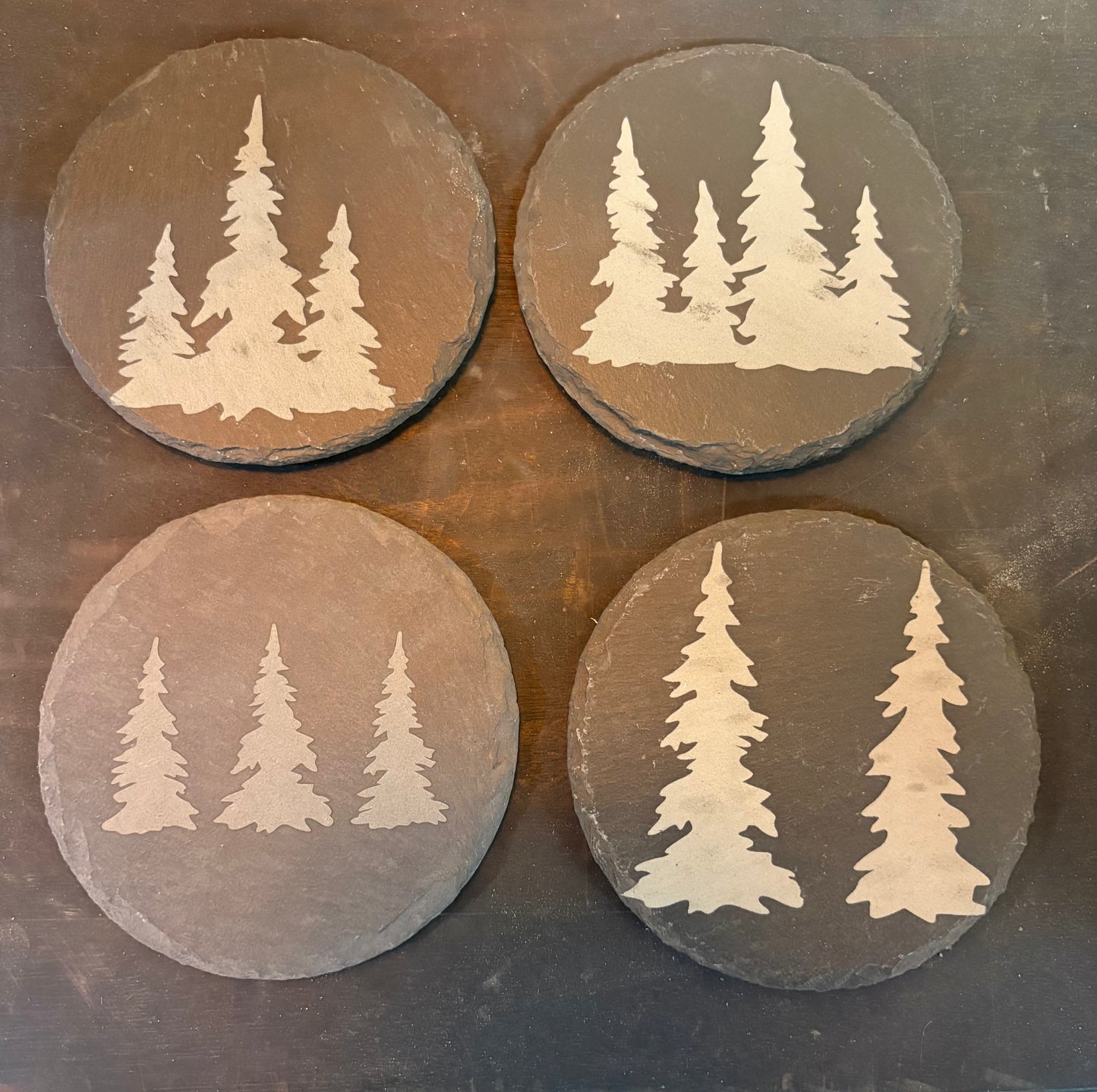 Etched Coasters - Decor