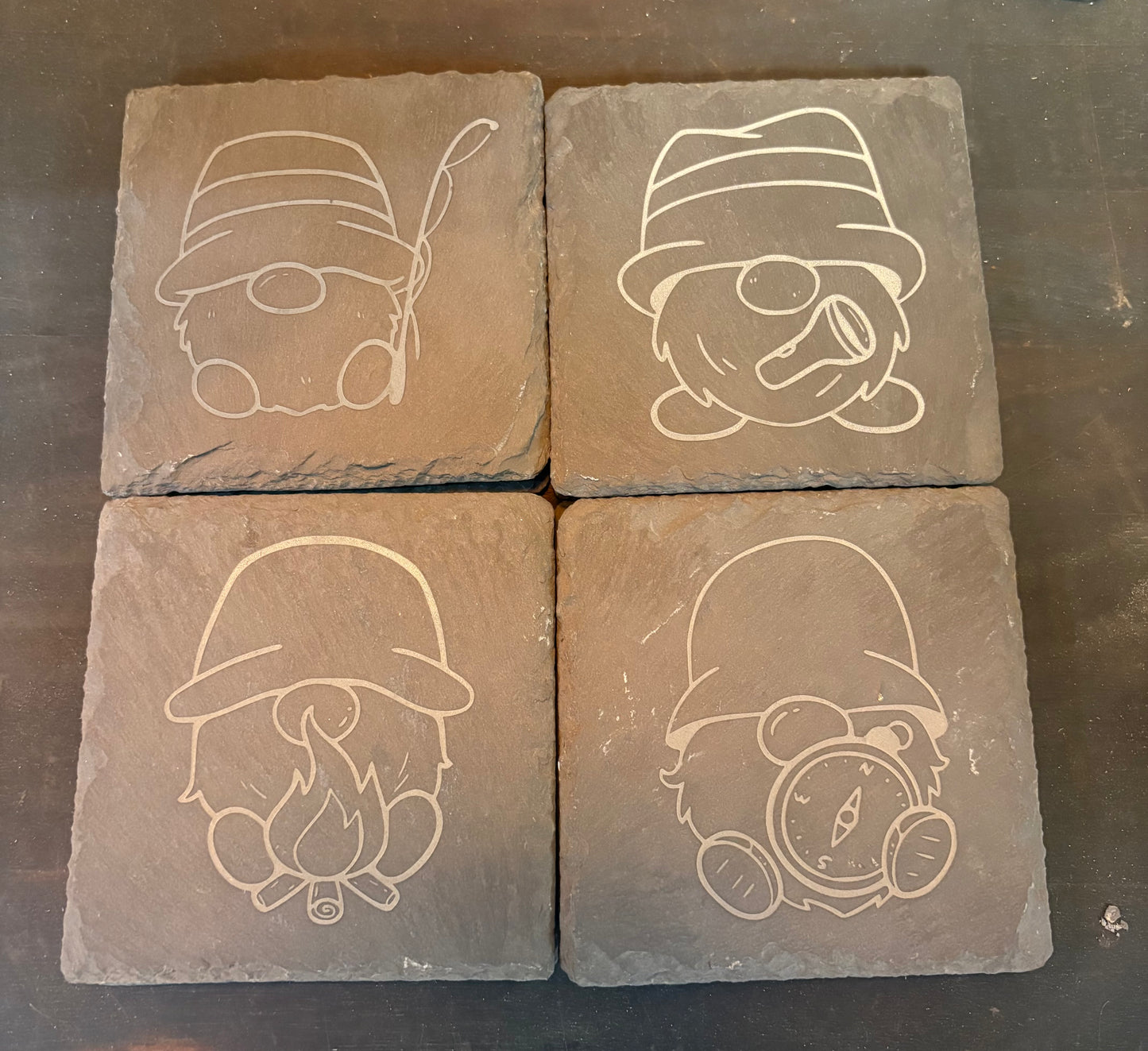 Etched Coasters - Decor