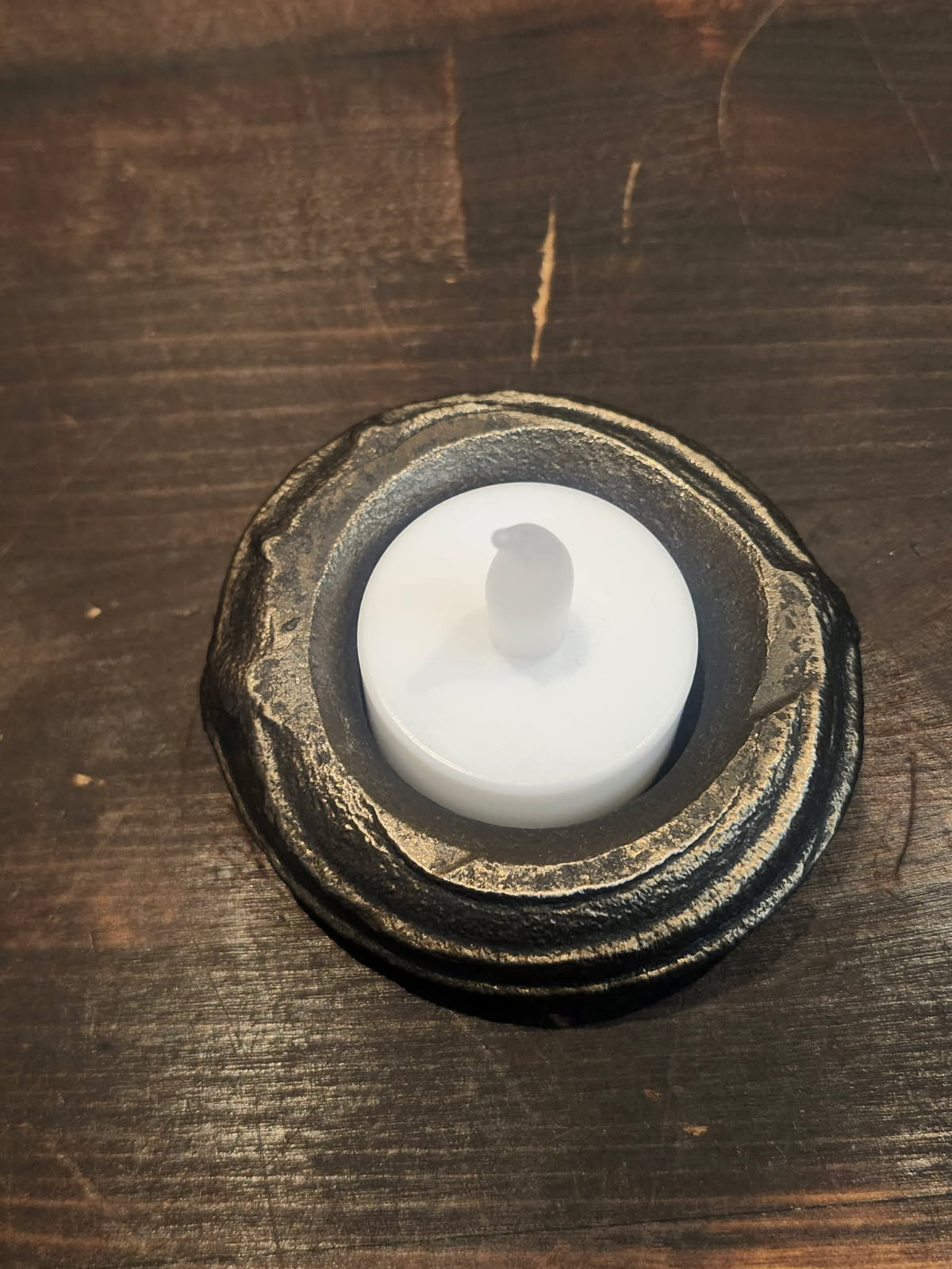 Forged Candle Holder ￼