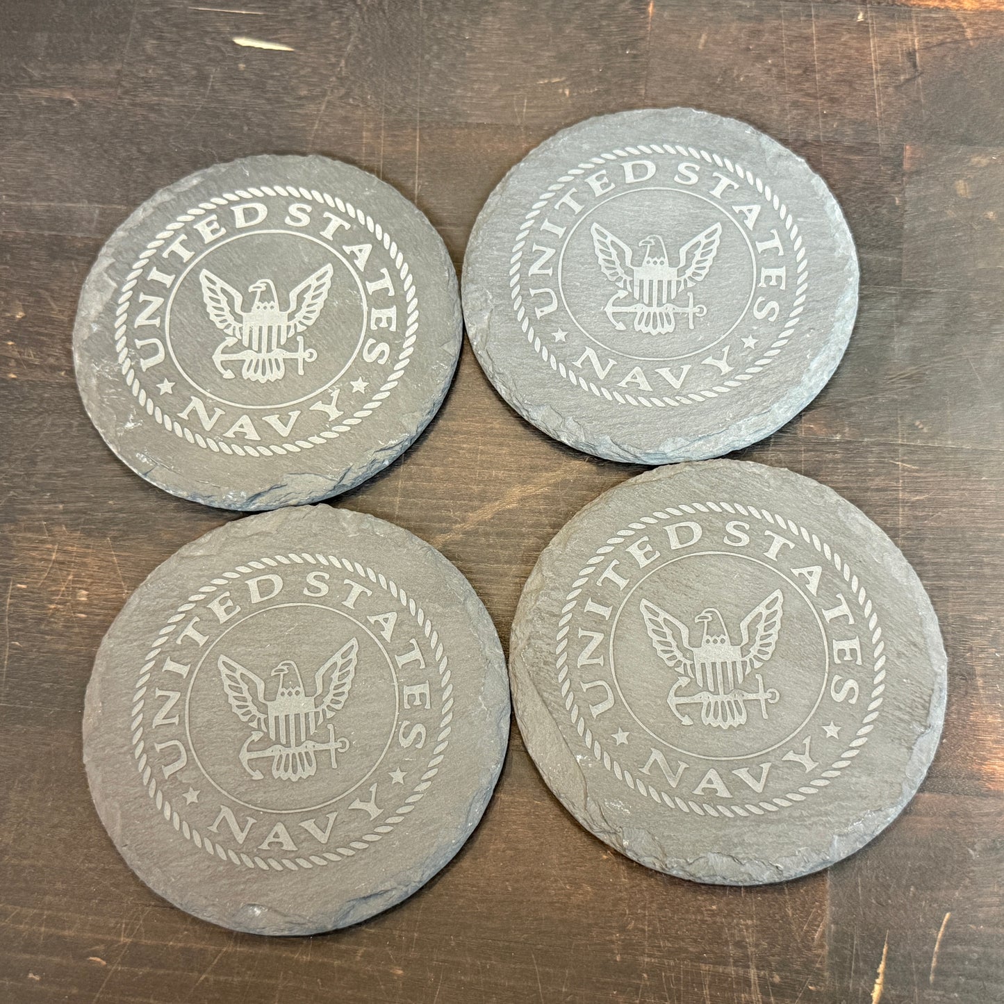 Etched Coasters - Military