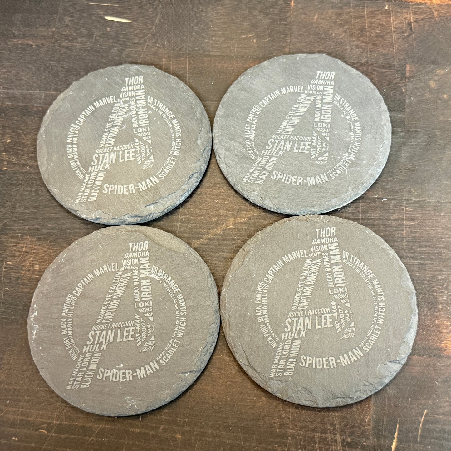 Etched Coasters - Pop Culture