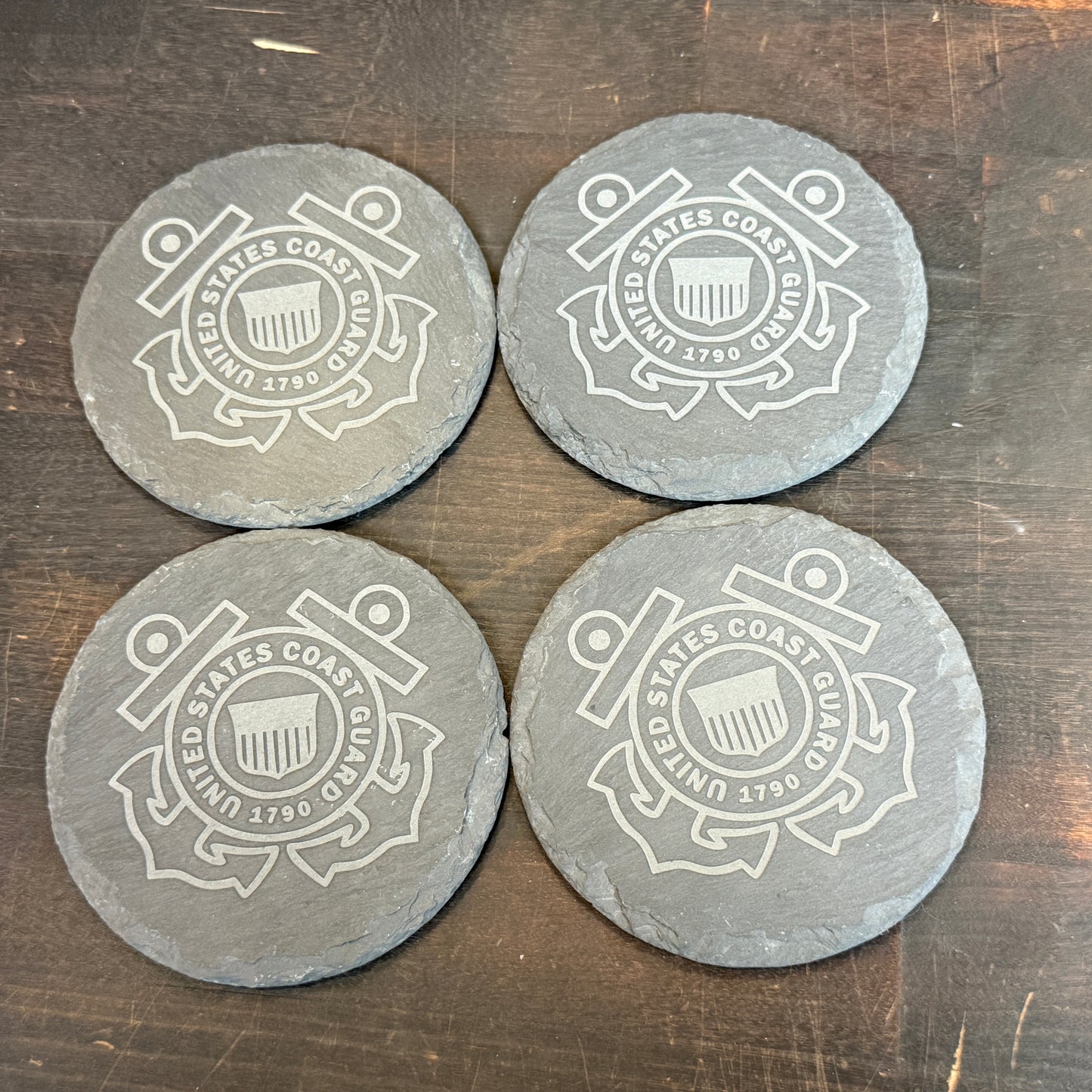 Etched Coasters - Military