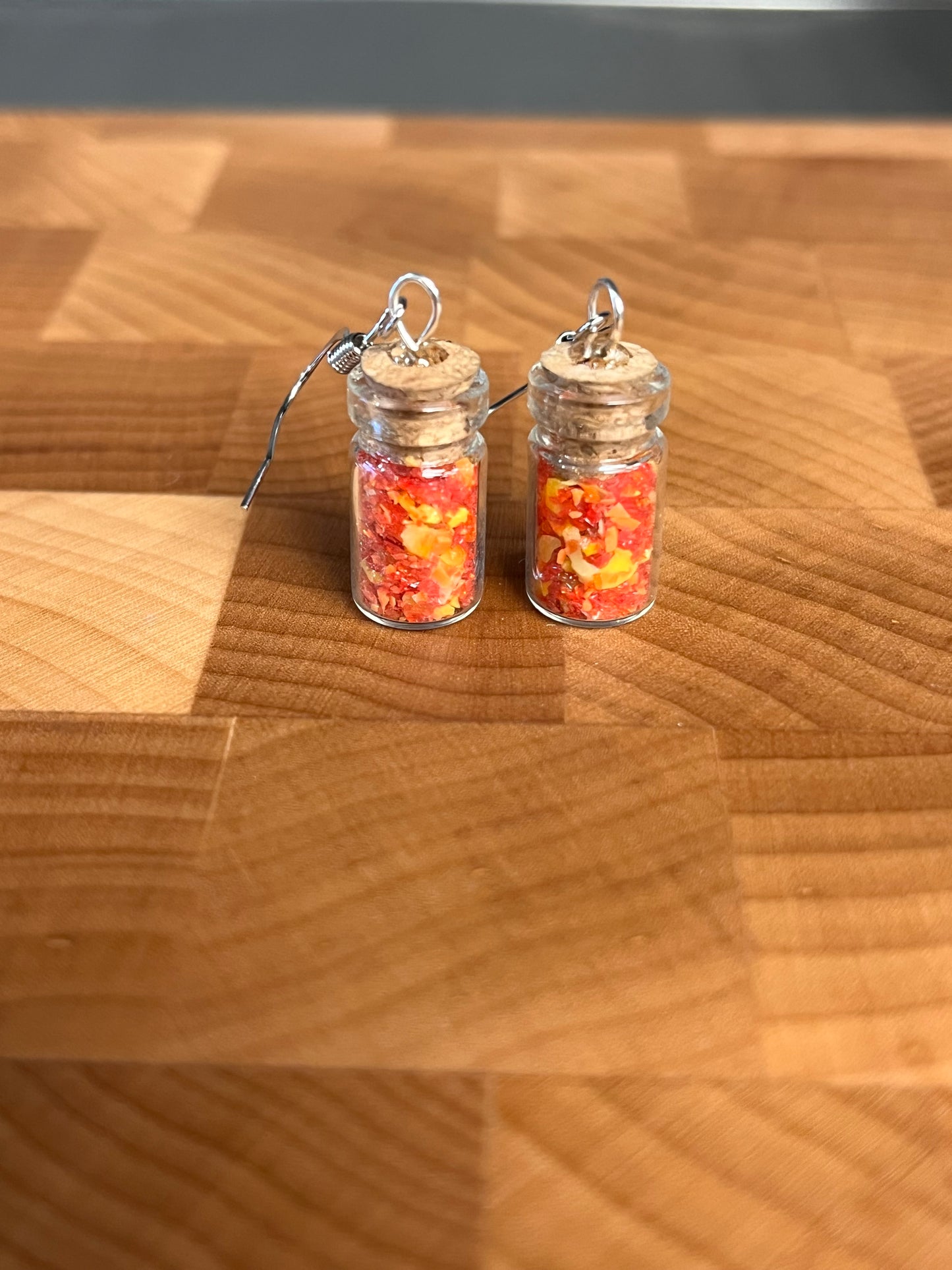 Glass Jar Earrings