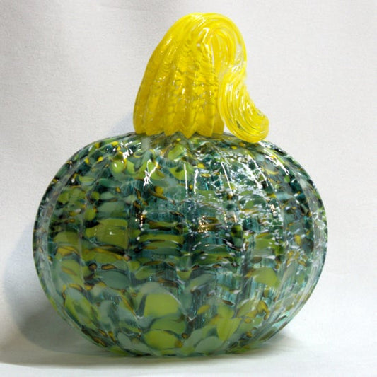 Marshland and Yellow Glass Pumpkin - Large